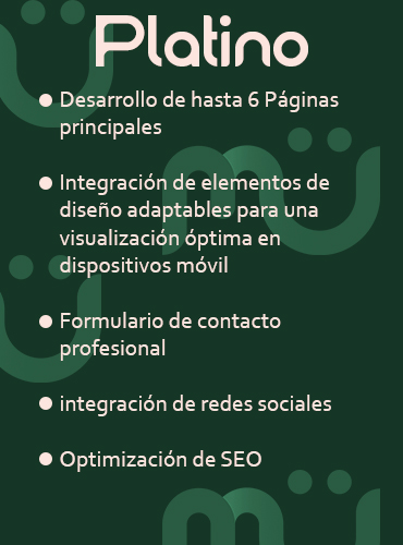 diseño web para tu negocio planes